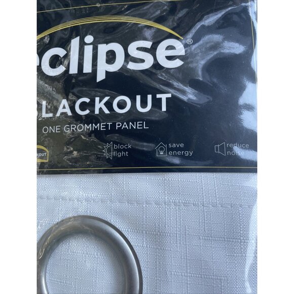 Eclipse Kendall Grommet Top Blackout Single Curtain Panel, 42x54 - Picture 7 of 8
